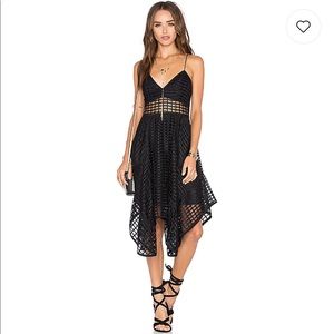 NBD keep running dress in black